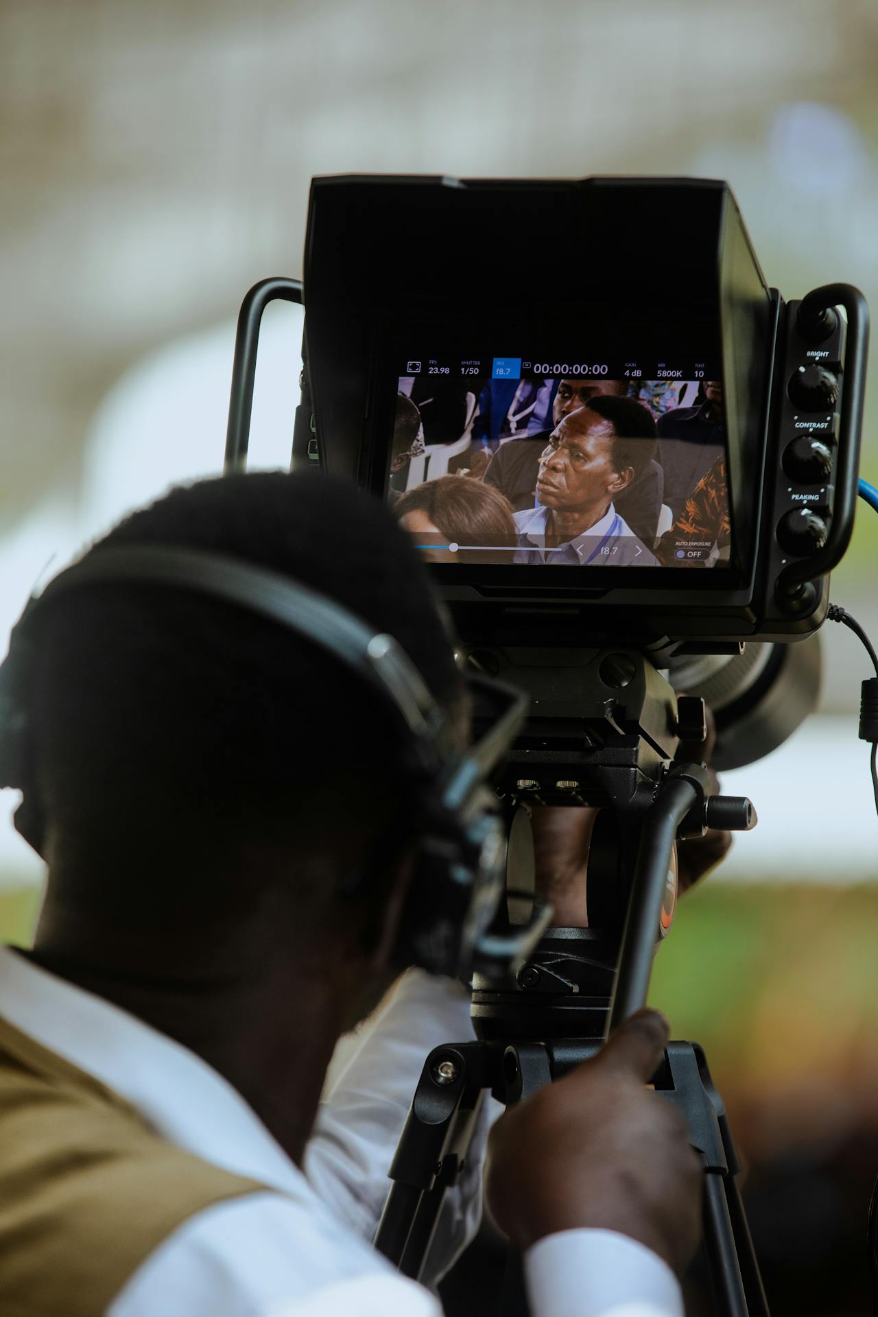 Soldati's Professional Cameraman at Work in South Africa